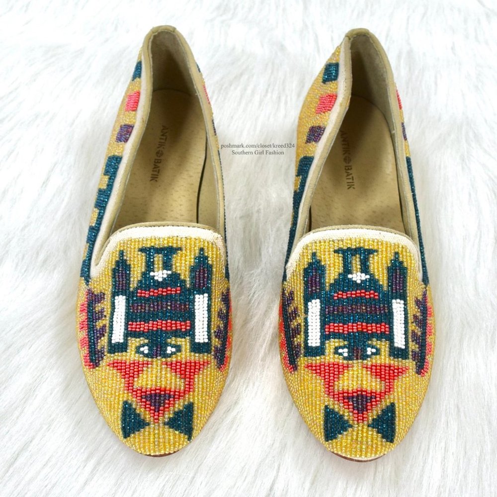 ANTIK BATIK Beaded Shoes Intricate Modern Loafers   poshmark.com/closet/kreed324 - Picture 2 of 10